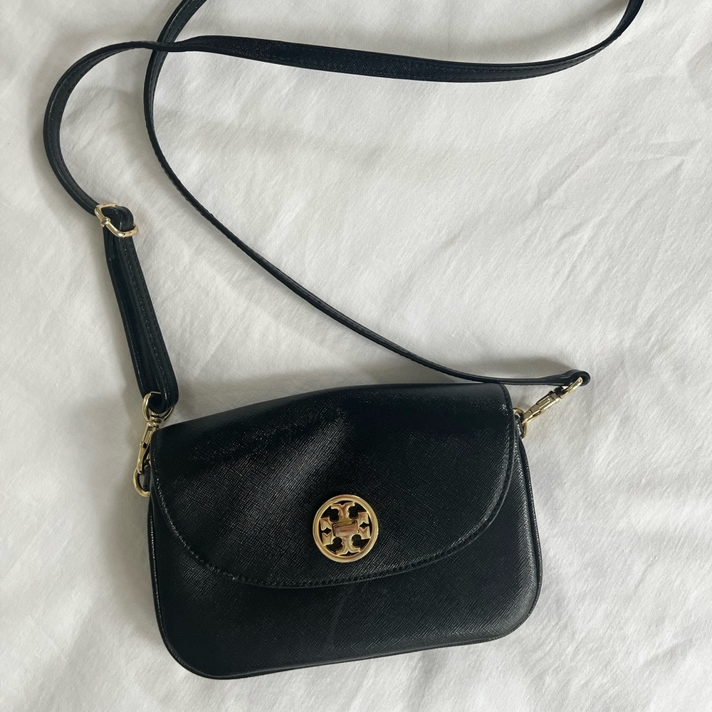 Tory Burch black crossbody purse